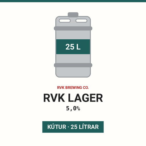 RVK Lager 5,0% - (Keg 25 L)