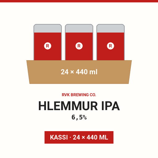 Hlemmur IPA 6,5% - (Case 24x440ml)