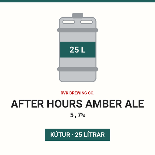 After Hours Amber Ale - 5,7% (Keg 25L)