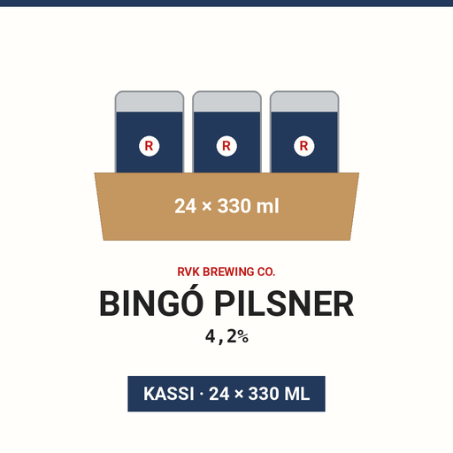 Bingó Pilsner 4,2% - (Case 24x330ml)