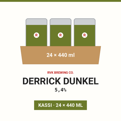 Derrick Dunkel 5,4% - (Case 24x440ml)