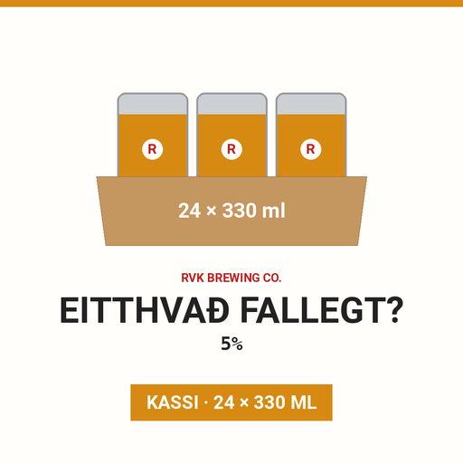 Eitthvað fallegt?- 5% - (Case 24x330ml) - Nomoq