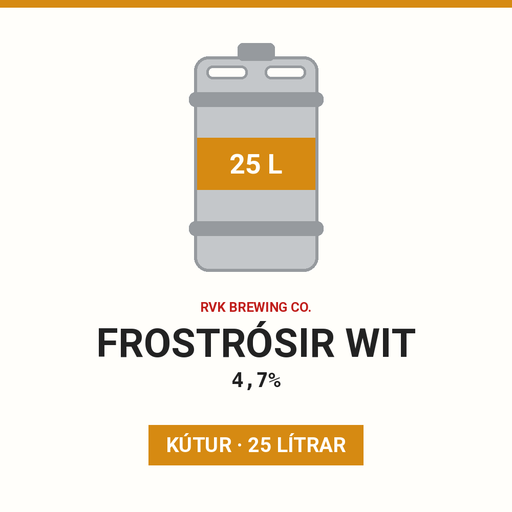 Frostrósir wit 4,7% - (Keg 25L)