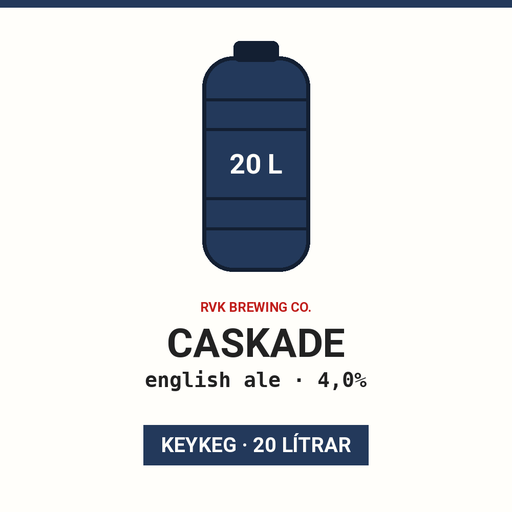 Caskade - english ale 4,0% (nitro) - (Keykeg 20L)