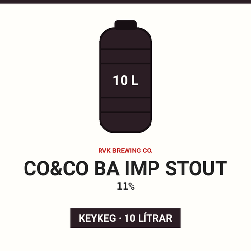 Co&Co BA Imp Stout 11% - (Keykeg 10L)