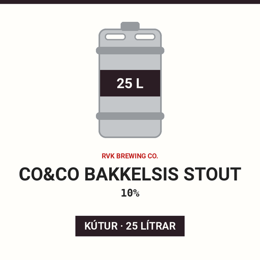 Co&Co Bakkelsis Stout 10% - (Keg 25L)