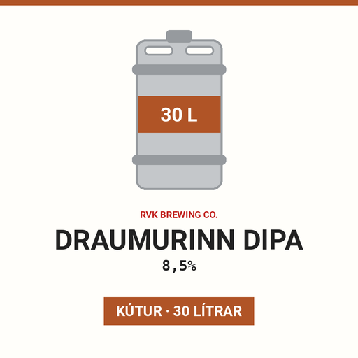 Draumurinn DIPA - 8,5% - (Keg 30L)