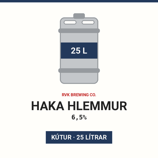 Haka Hlemmur 6,5% - (Keg 25L)