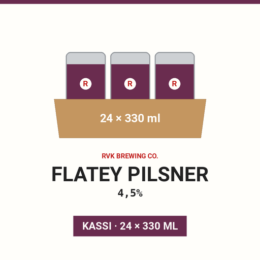 Flatey Pilsner - 4,5% - (Case 24x330ml)