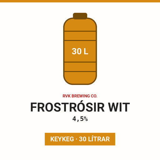 Frostrósir wit 4,5% - (KeyKeg 30L)