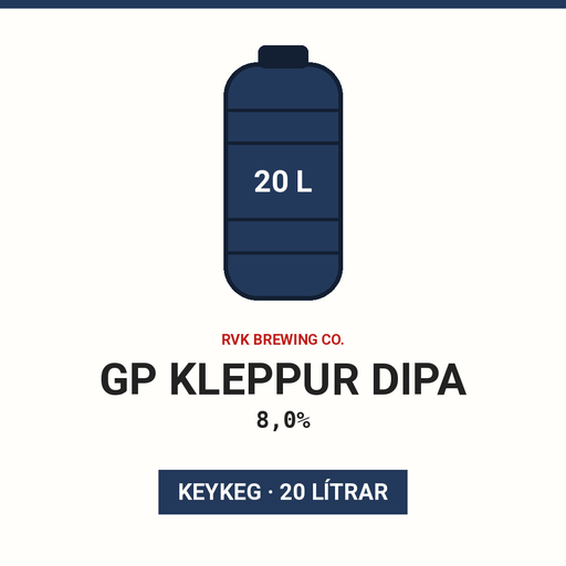 GP Kleppur DIPA 8,0% - (KeyKeg 20L)
