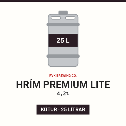 Hrím Premium Lite 4,2% - (Keg 25L)