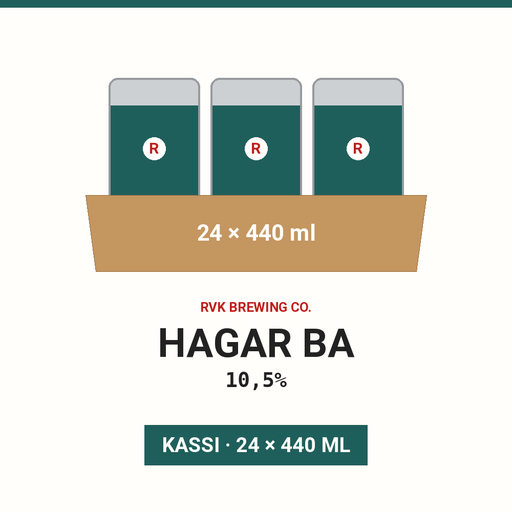 Hagar BA 10,5%- (Case 24x440ml)