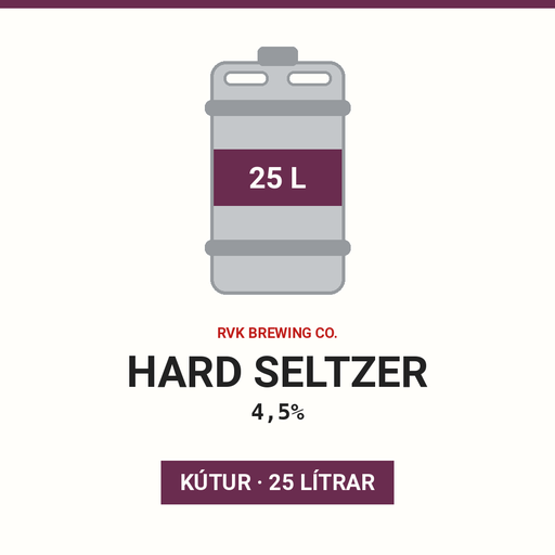 Hard Seltzer 4,5% - (Keg25L)
