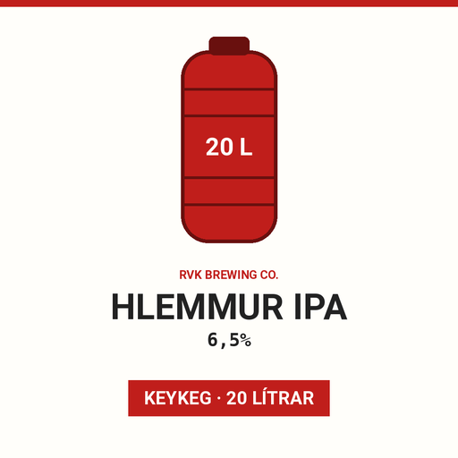 Hlemmur IPA 6,5% - (KeyKeg 20L)