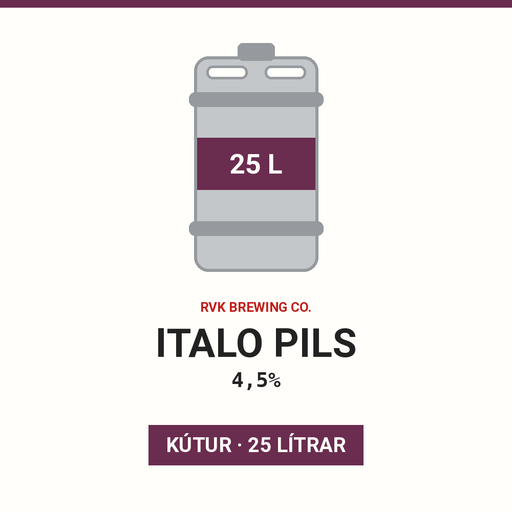 Italo pils 4,5% - (Keg 25L)