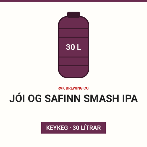 Jói og Safinn Smash IPA - (Keykeg 30L)