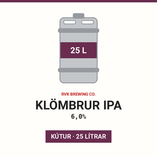 Klömbrur IPA 6,0% - (Keg 25L)