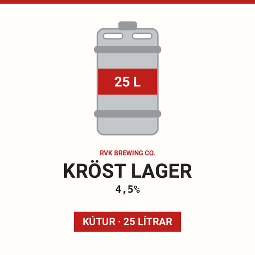 Kröst Lager 4,5% - (Keg 25L)