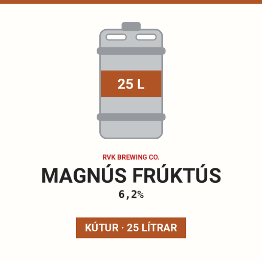 Magnús frúktús 6,2% sour - (Keg 25L)