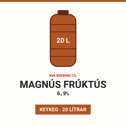 Magnús frúktús 6,9% sour - (KeyKeg 20L)