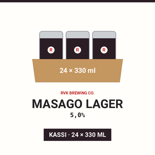 Masago Lager 5,0% - (Case 24x330ml)