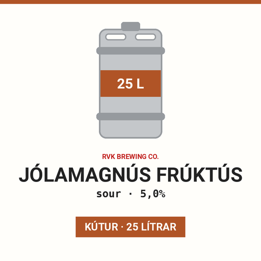Jólamagnús 5,0% sour - (Keg 25L)