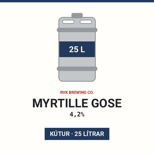 Myrtille Gose- 4,2% - (Keg 25L)