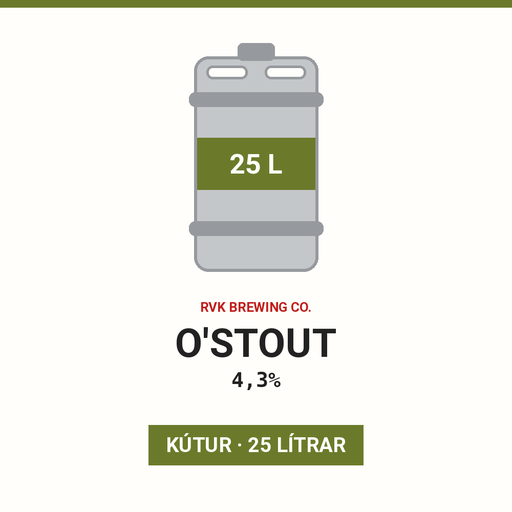 O'stout 4,3% - (Keg 25L)