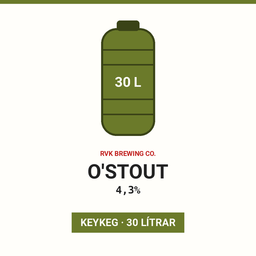 O'stout 4,3% - (KeyKeg 30L)
