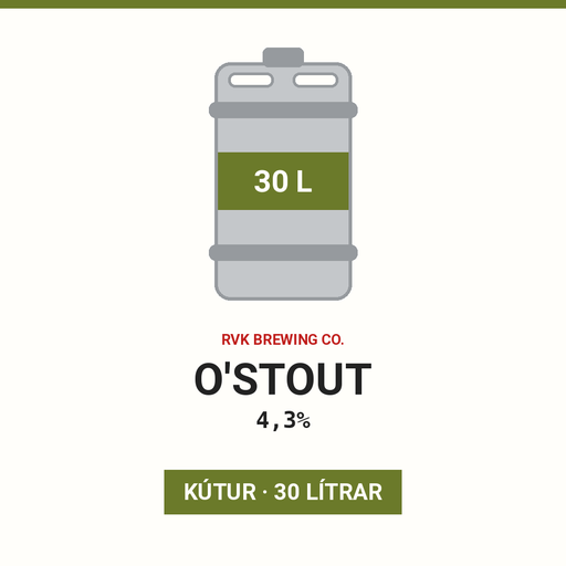 O'stout 4,3% - (Keg 30L)