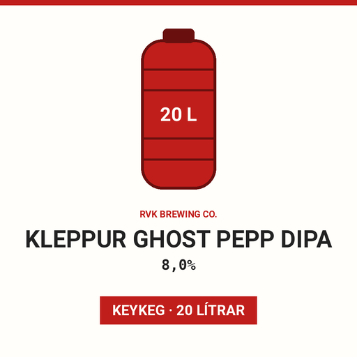 Kleppur Ghost Pepp DIPA 8,0% - (KeyKeg 20L)