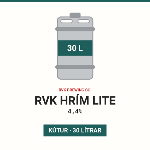 RVK Hrím Lite 4,4% - (Keg 30L)