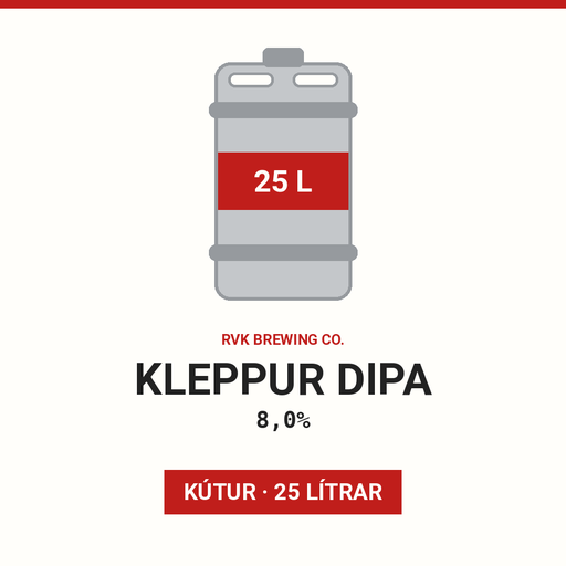 Kleppur DIPA 8,0% - (Keg 25L)
