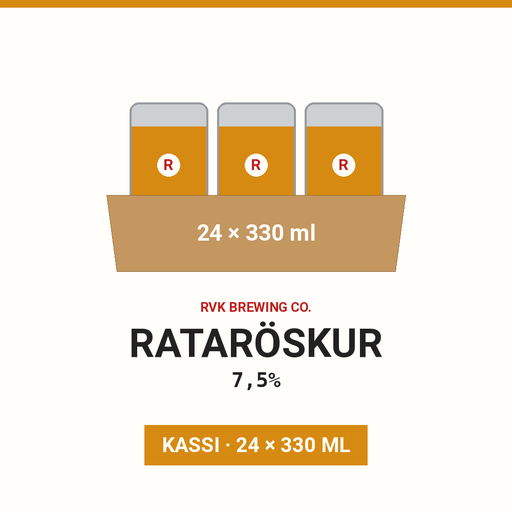 Rataröskur 7,5% - (Case 24x330ml)
