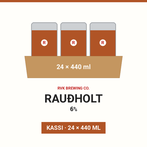 Rauðholt 6% - (Case 24x440ml)