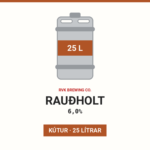 Rauðholt 6,0% - (Keg 25L)