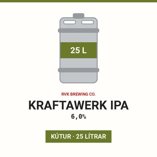 Kraftawerk IPA 6,0% - (Keg 25L)
