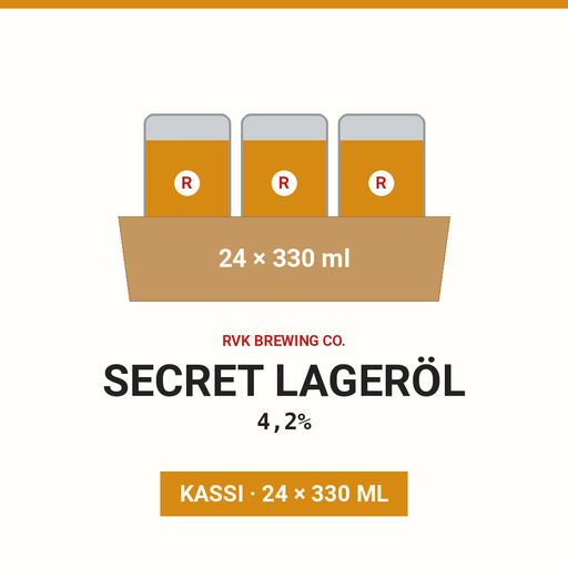 Secret Lageröl 4,2% - (Case 24x330ml)
