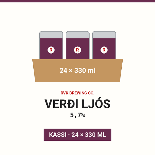 Verði ljós - 5,7% - (Case 24x330ml)
