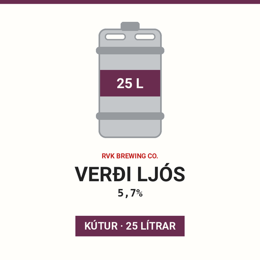 Verði ljós - 5,7% - (Keg 25L)