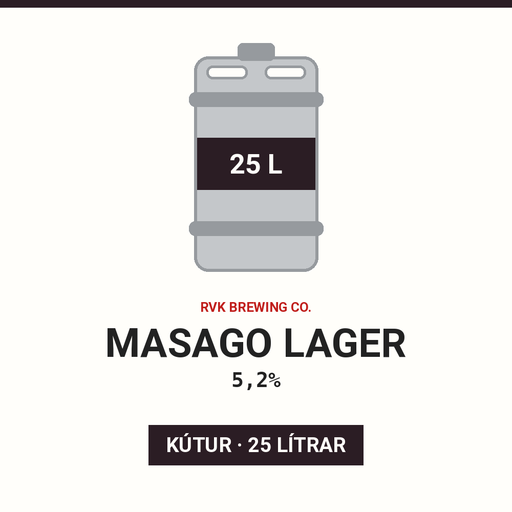 Masago Lager 5,2% - (Keg 25L)