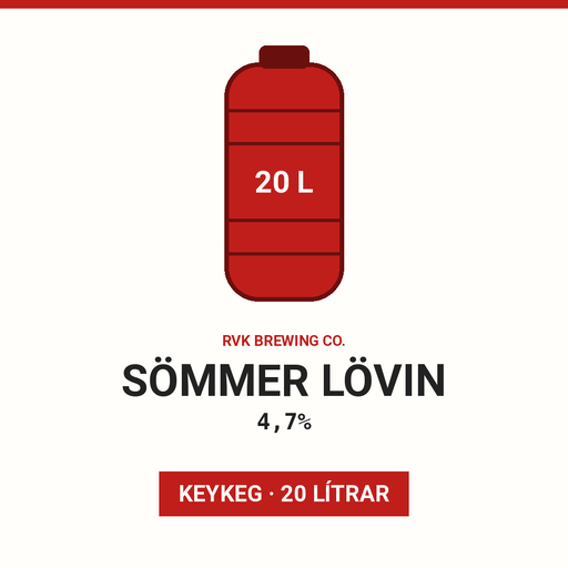 Sömmer Lövin 4,7% wit - (KeyKeg 20L)