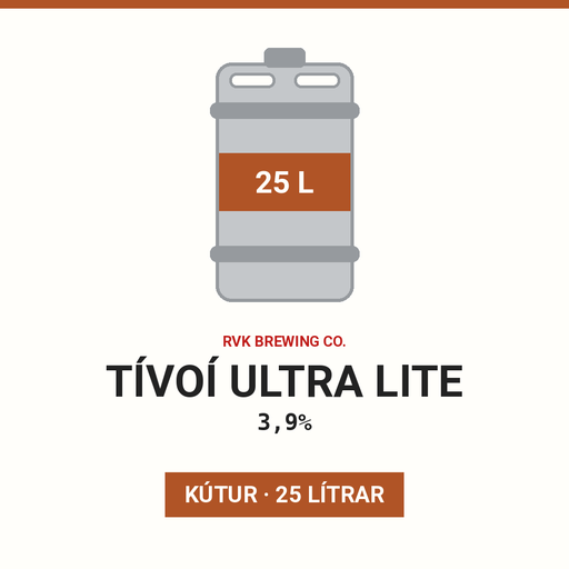 Tívoí Ultra Lite 3,9% - (Keg 25L)