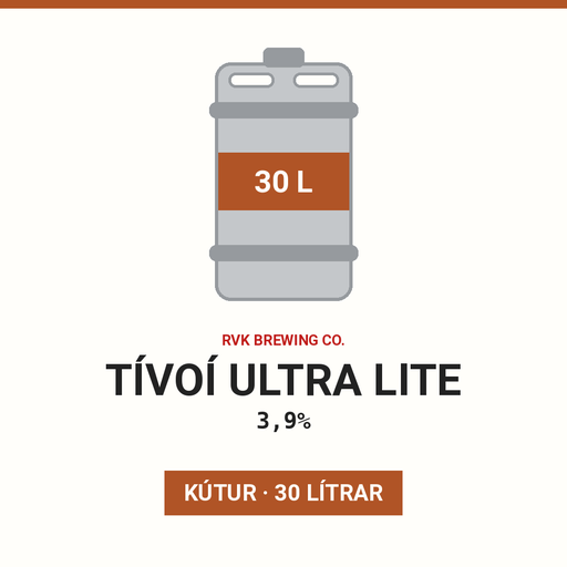 Tívoí Ultra Lite 3,9% - (Keg 30L)