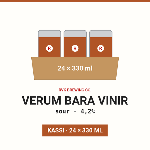 Verum bara vinir - sour - 4,2% - (Case 24x330ml)