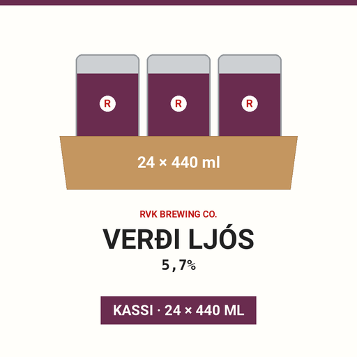 Verði ljós - 5,7% - (Case 24x440ml)
