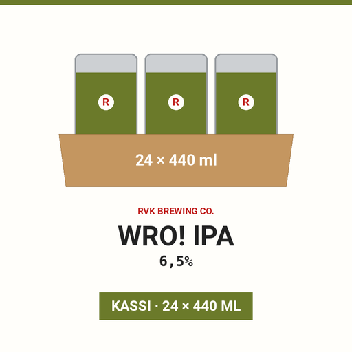 WRO! IPA 6,5% - (Case 24x440ml)