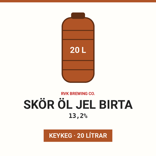 skör öl jel birta 13,2% - (KeyKeg 20L)