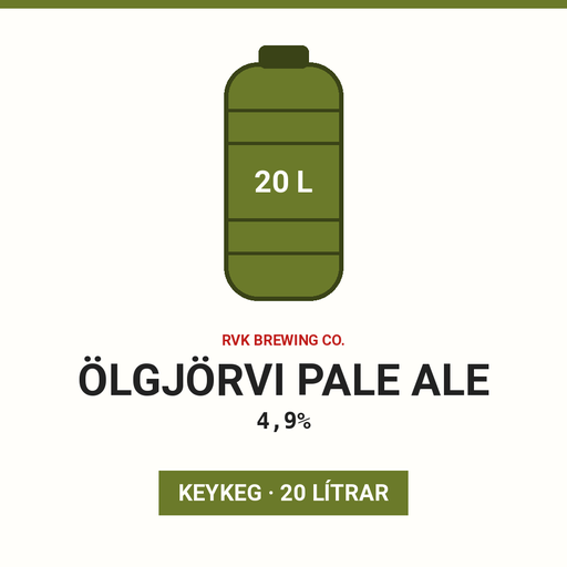 Ölgjörvi pale ale 4,9% - (KeyKeg 20L)